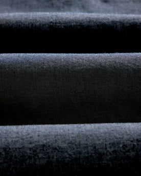 material shot of the buttons on The Jack in Rinsed Indigo Chambray, Wovens by Taylor Stitch