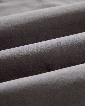 material shot of the fabric on The Jack in Smoke Oxford, Wovens by Taylor Stitch