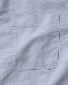 flatlay of The Jack in Blue Everyday Oxford, Wovens by Taylor Stitch