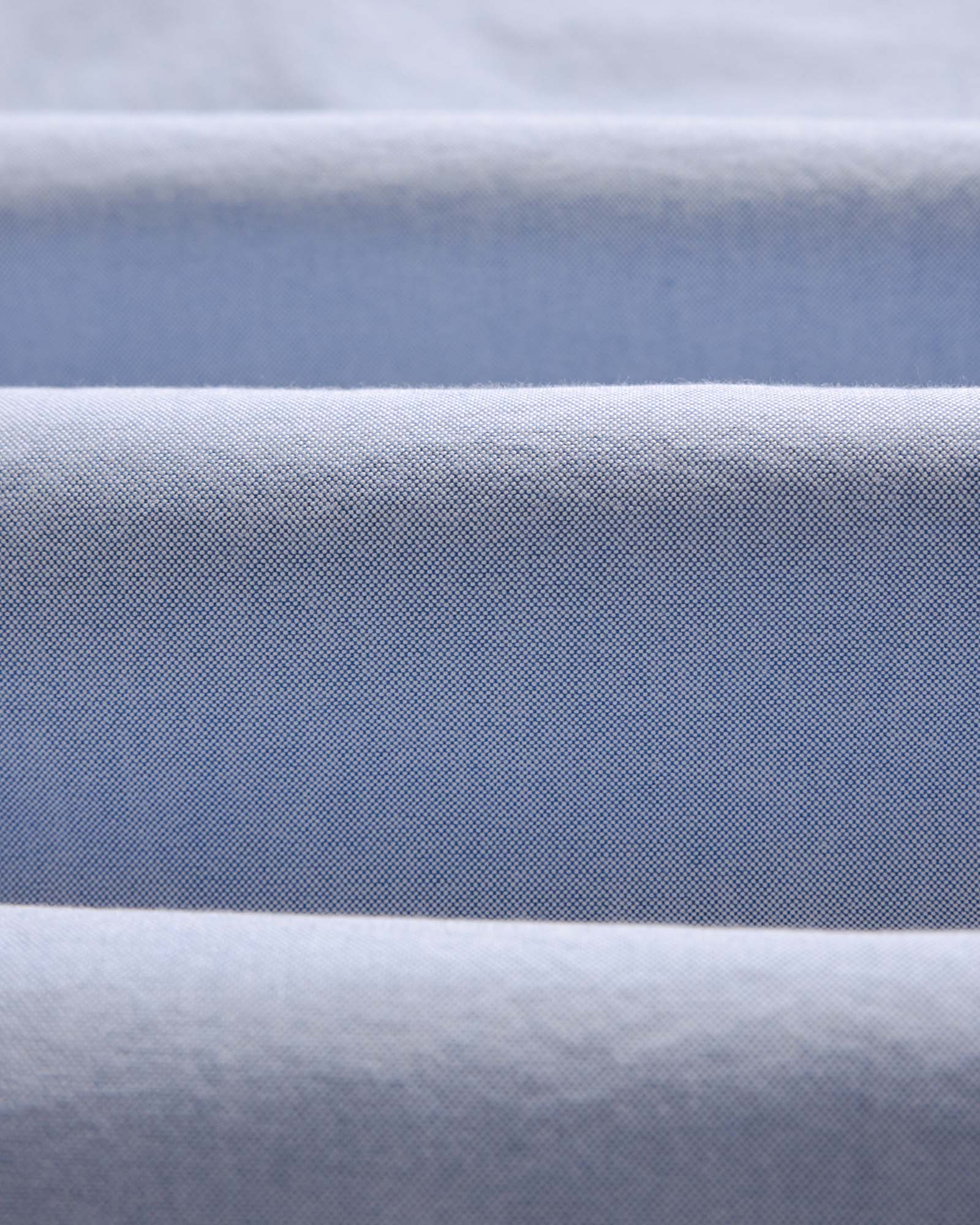 material shot of the sleeves on The Jack in Blue Everyday Oxford, Wovens by Taylor Stitch