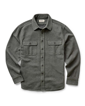 flatlay of The Ledge Shirt in Pine Twist, Wovens by Taylor Stitch