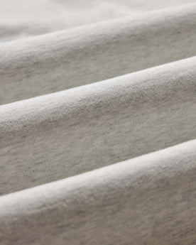 material shot of the fabric on The Long Sleeve Shop Tee in Oat Twist, Knits by Taylor Stitch