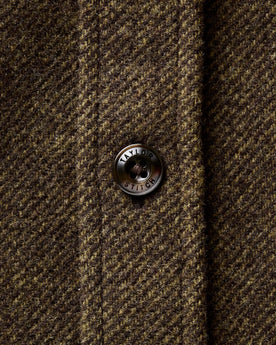 material shot of The Maritime Shirt Jacket in Ranger Twill Wool, Outerwear by Taylor Stitch
