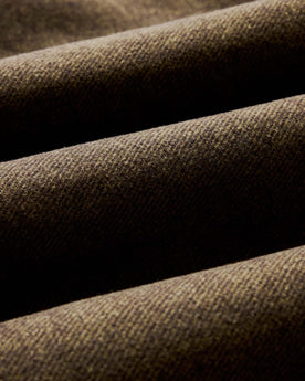 material shot of the fabric on The Maritime Shirt Jacket in Ranger Twill Wool, Outerwear by Taylor Stitch
