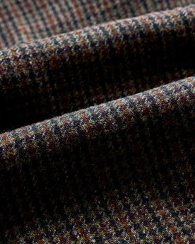 material shot of the fabric on The Ojai Jacket in Marsh Guncheck Harris Tweed Wool, Outerwear by Taylor Stitch