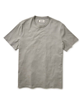 flatlay of The Organic Cotton Tee in Sage, Knits by Taylor Stitch