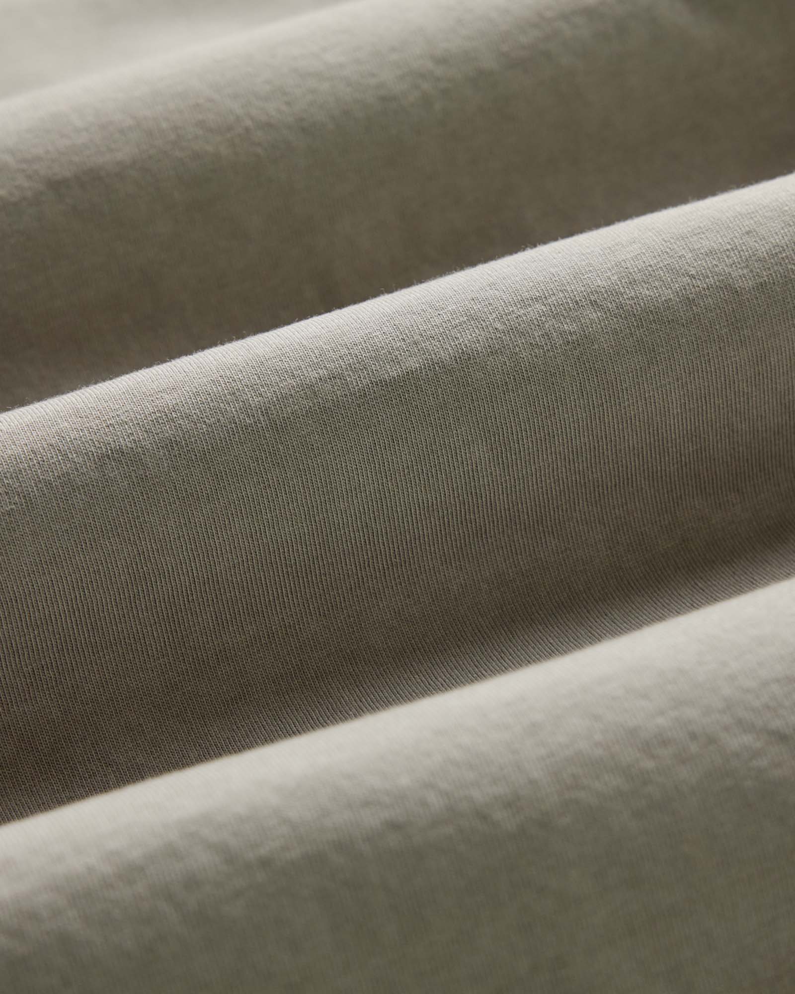 material shot of the fabric on The Organic Cotton Tee in Sage, Knits by Taylor Stitch