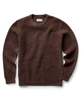 flatlay of The Sidecountry Crew in Heather Marsh Merino Waffle, Knits by Taylor Stitch