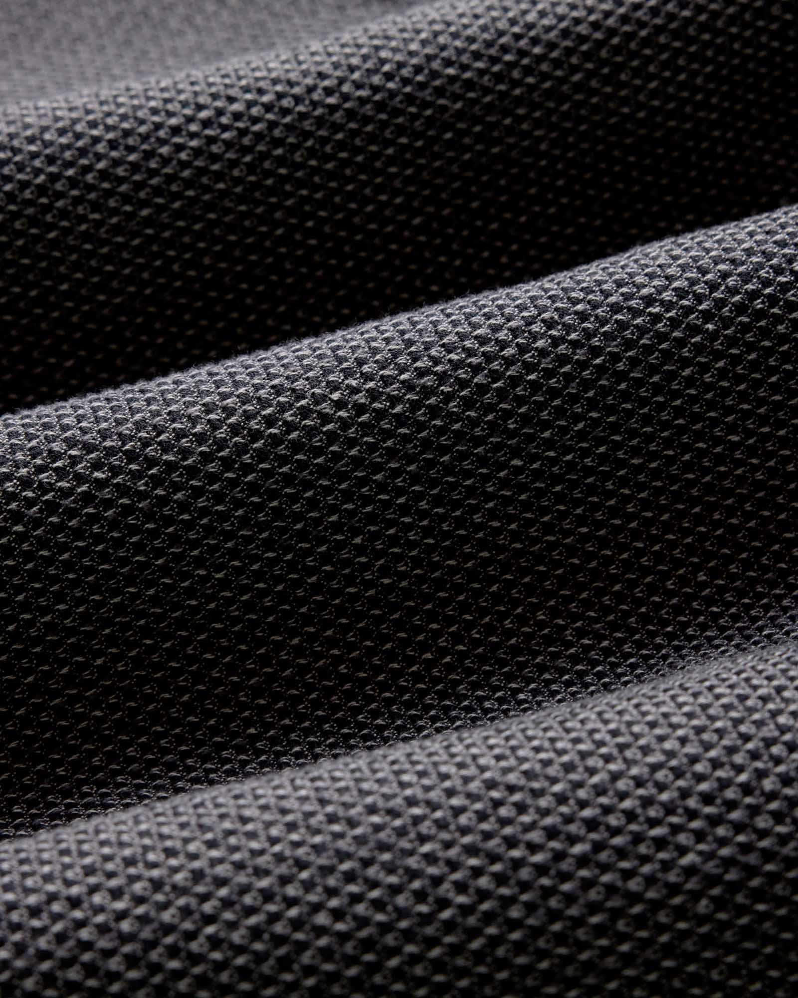 material shot of the fabric on The Utility Shirt in Charcoal Sashiko, Wovens by Taylor Stitch