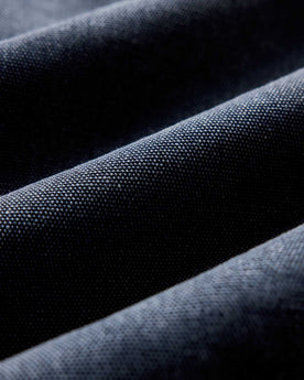 material shot of the fabric on The Workhorse Jacket in Navy Chipped Canvas, Outerwear by Taylor Stitch