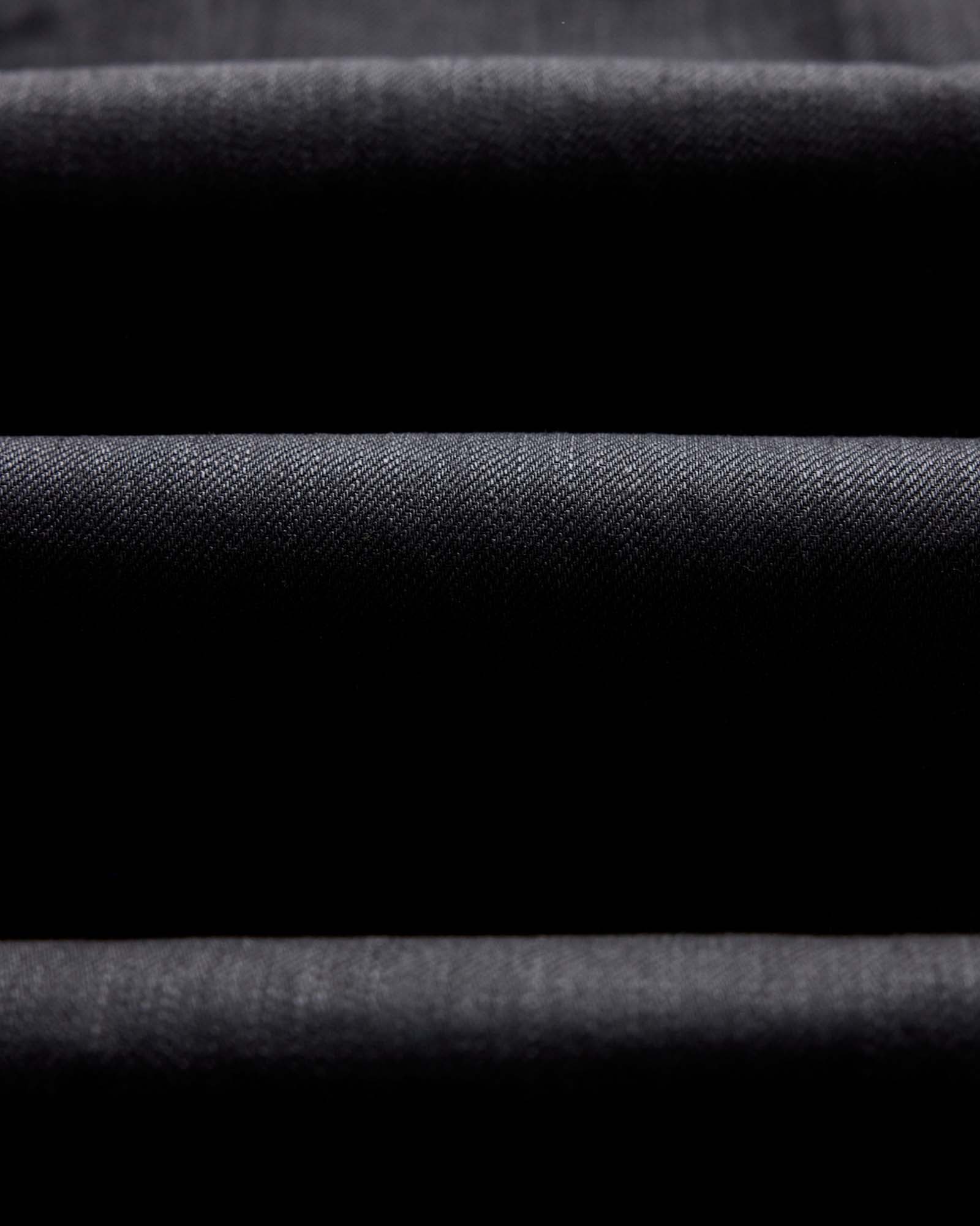 material shot of The Democratic Jean in Rigid Black Organic Selvedge, Bottoms by Taylor Stitch