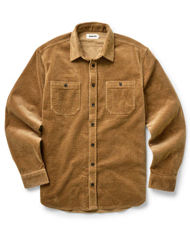 flatlay of The Utility Shirt in Bourbon Corduroy, Wovens by Taylor Stitch