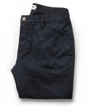 flatlay of The Chore Pant in Coal Boss Duck, Bottoms by Taylor Stitch