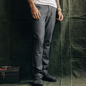 The Carnegie Pant in Granite Herringbone - featured image