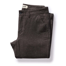 flatlay of The Carnegie Pant in Peat Herringbone