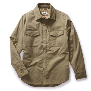 The Lined Maritime Shirt Jacket in Olive