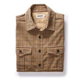 The Saddler Shirt in Teak Plaid Cord - featured image