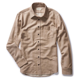 flatlay of The California Shirt in Brushed Caramel