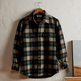 The Maritime Shirt Jacket in Dried Pine Plaid: Alternate Image 4