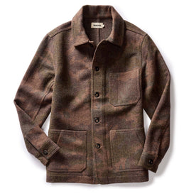 flatlay of The Ojai Jacket in Heathered Camo Wool