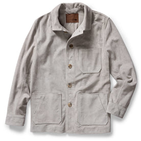 The Ojai Jacket in Oyster Suede - featured image