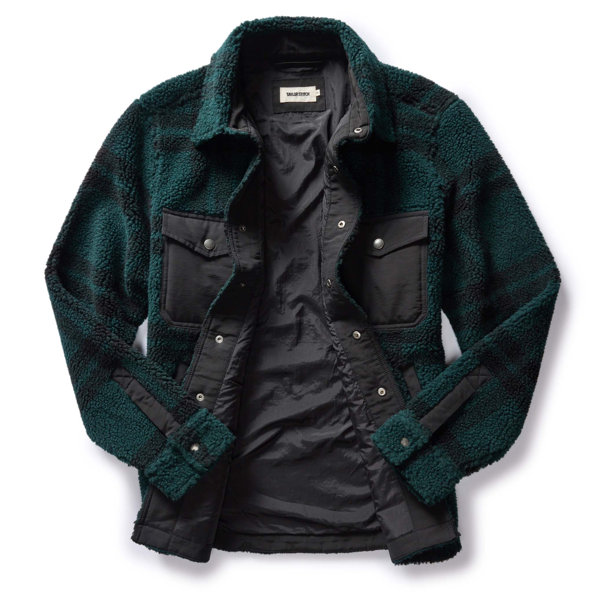 The Timberline Men's Fleece Jacket in Spruce Plaid Taylor Stitch