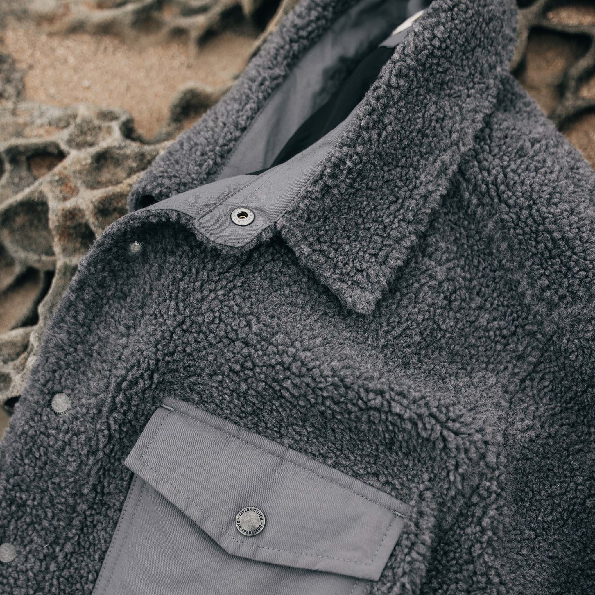 The Timberline Jacket in Greystone Fleece: Alternate Image 4, Outerwear by Taylor Stitch