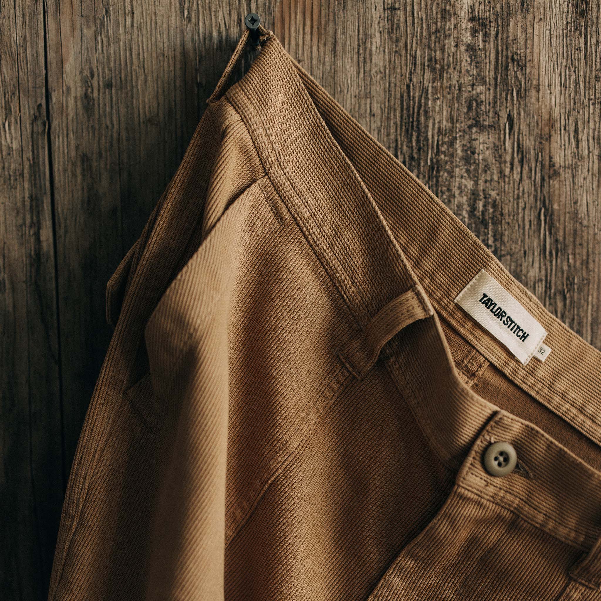 The Trail Pant in Light Khaki Bedford Cord: Alternate Image 4, Bottoms by Taylor Stitch