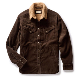 The Western Shirt Jacket in Soil Corduroy - featured image
