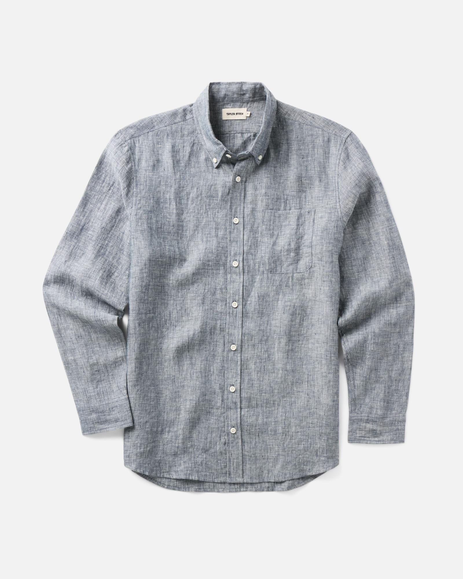 flatlay of The Jack in Ocean Linen, Wovens by Taylor Stitch