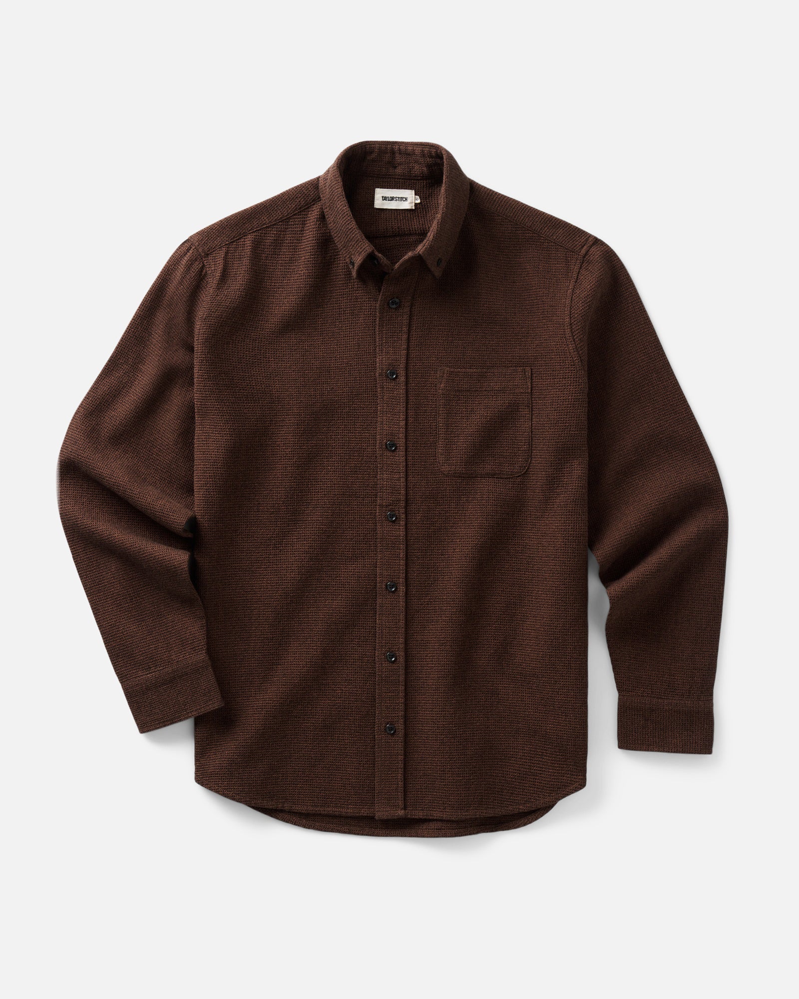 flatlay of The Jack in Timber Twist Waffle, Wovens by Taylor Stitch