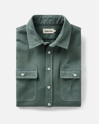 The Ledge Shirt in Deep Sea Twill