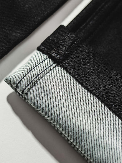 Close up shot of hem on dyneema pant leg.