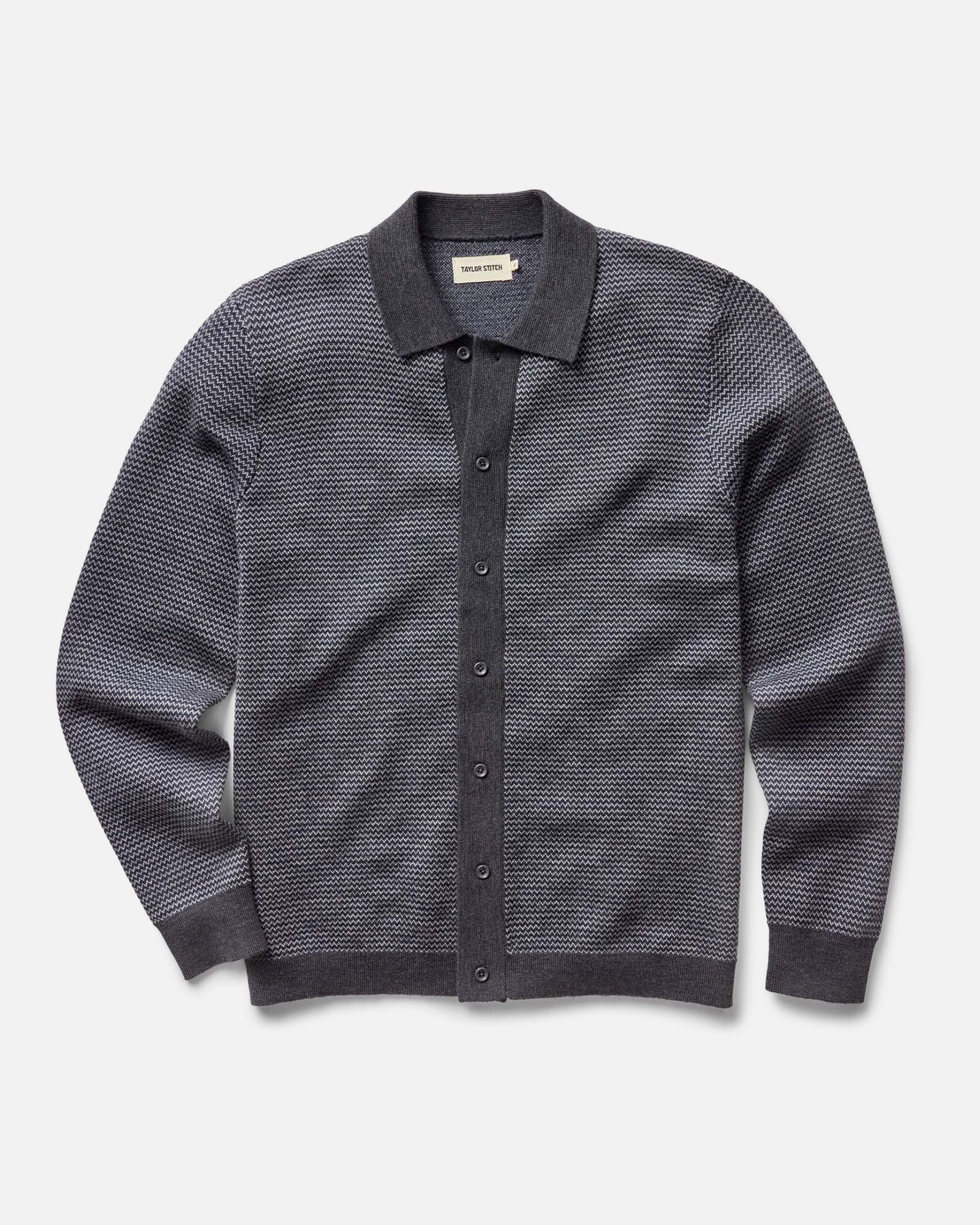 flaltay of The Nichols Polo in Navy Birdseye Merino, Sweaters by Taylor Stitch