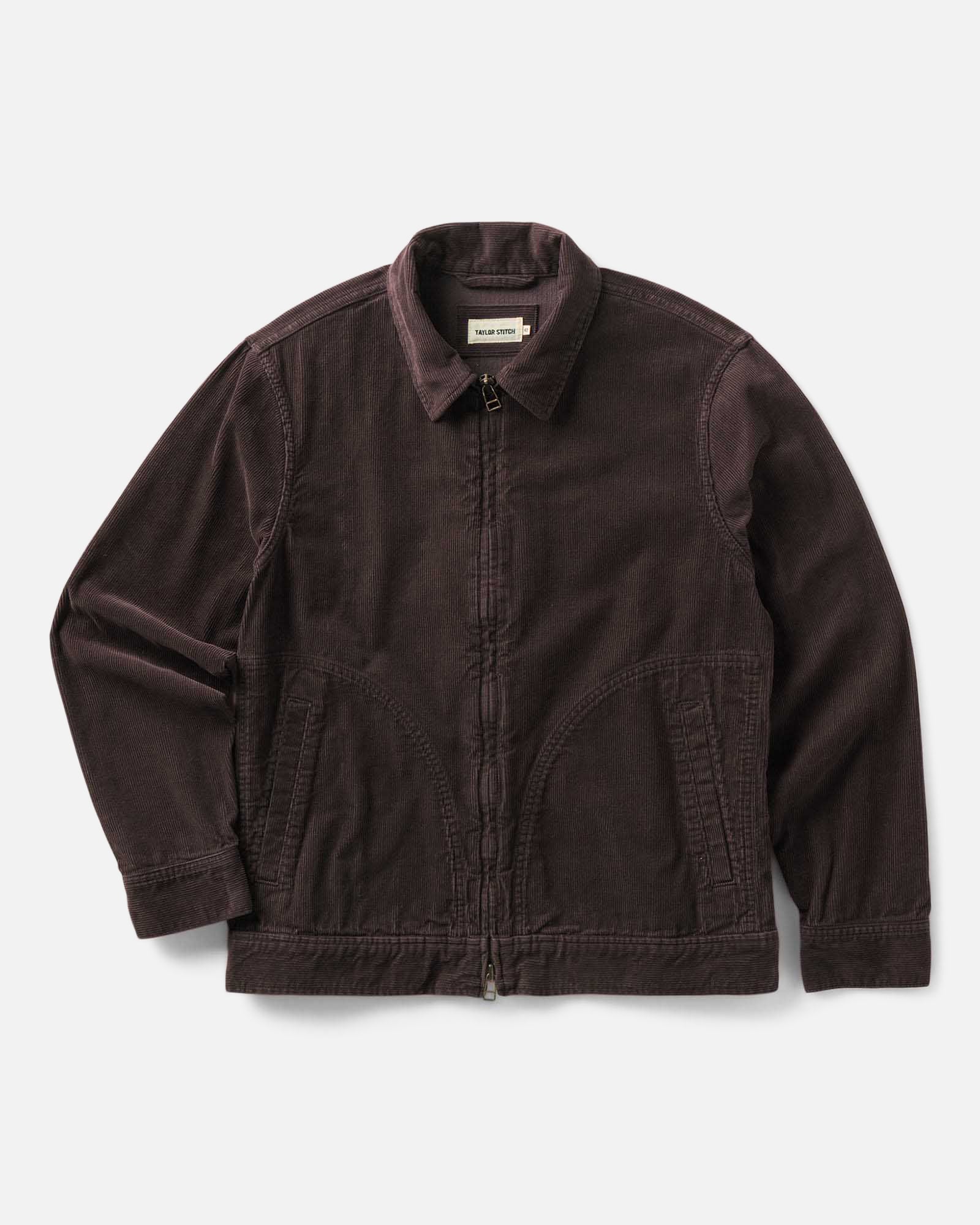 flatlay of The Piston Jacket in Coal Corduroy, Outerwear by Taylor Stitch