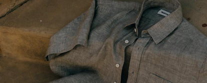 The Short Sleeve California Hemp Shirt in Morel