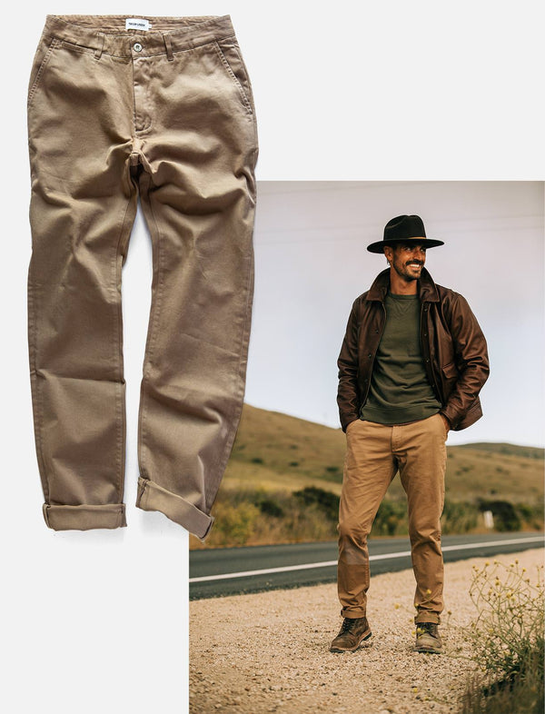 Pantalon Chino Marron Tom Tailor Homme - 2133365-marron Pantalon Chino Marron Tom Tailor Homme - 2133365-marron