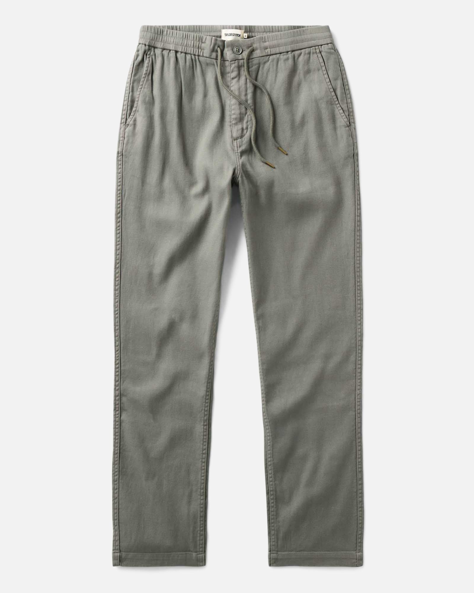 flatlay of The Roamer Pant in Smoked Olive Broken Twill, Bottoms by Taylor Stitch