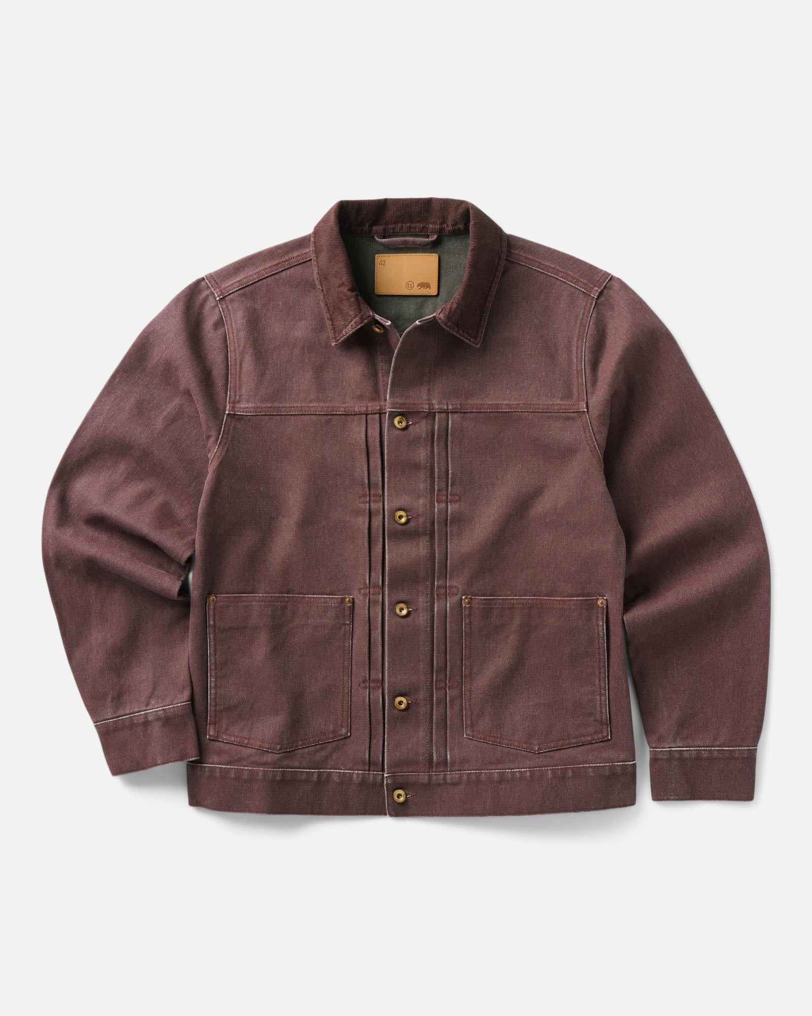 The Ryder Jacket in Tobacco Chipped Canvas | Taylor Stitch