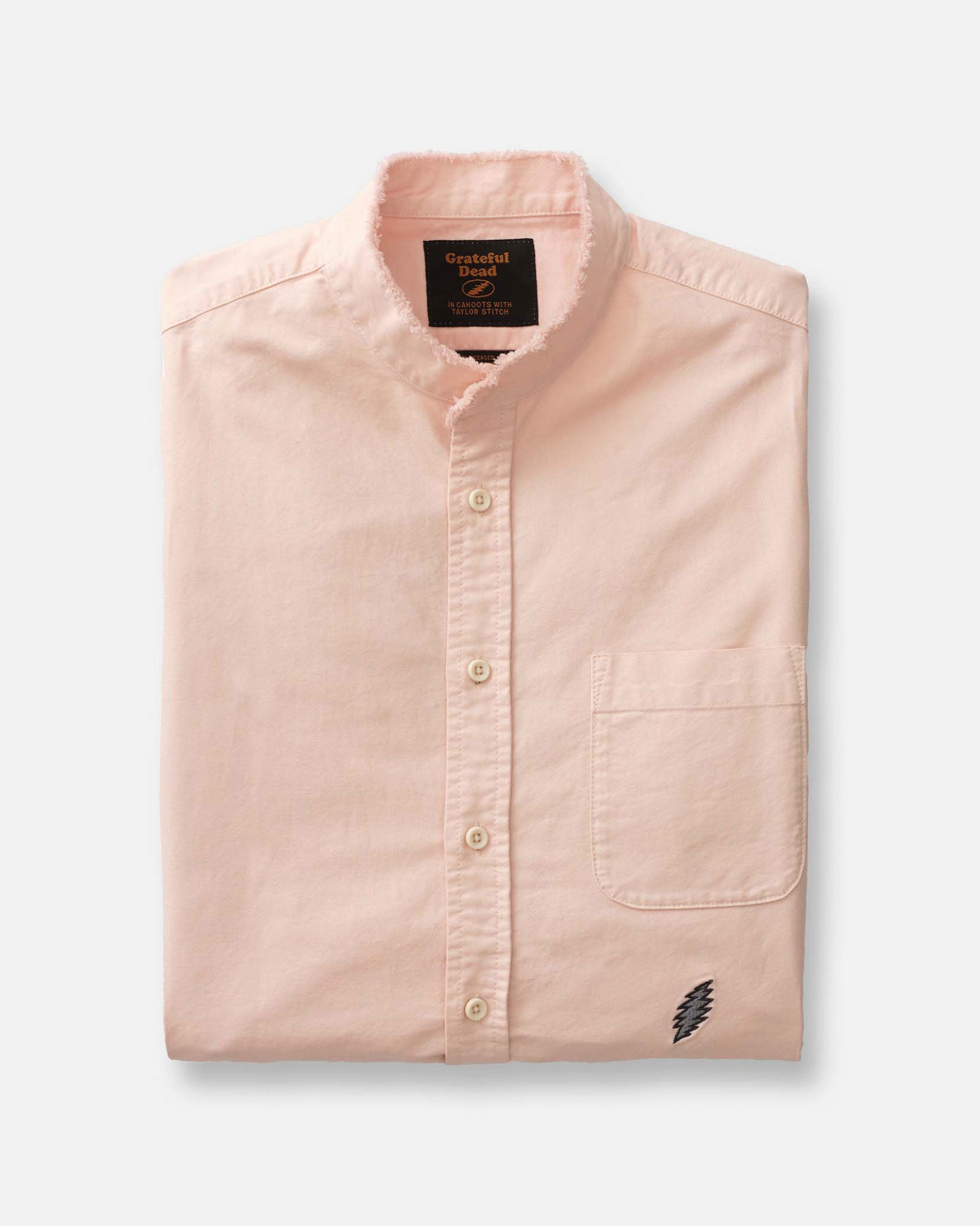 The Stageworn Jack in Pale Rose Oxford: Featured Image, Wovens by Taylor Stitch