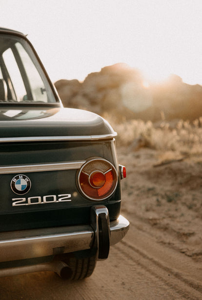 Back of a vintage BMW
