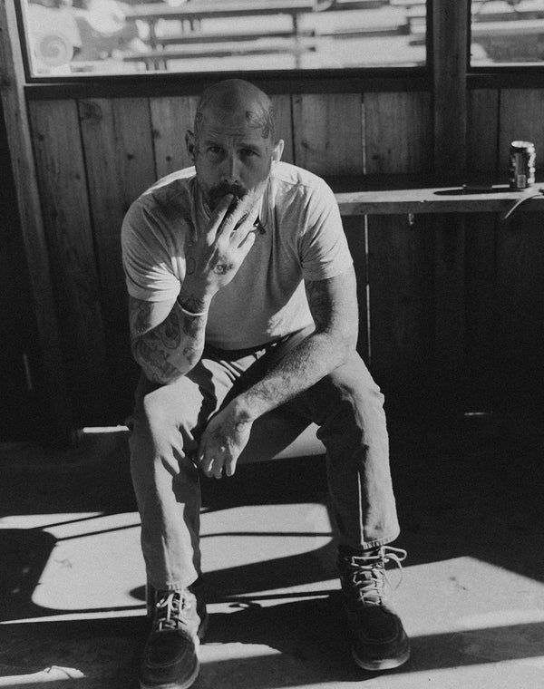 Scott Clark sitting on a chair