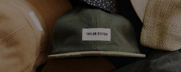 A collection of Hypeadelic for Taylor Stitch caps