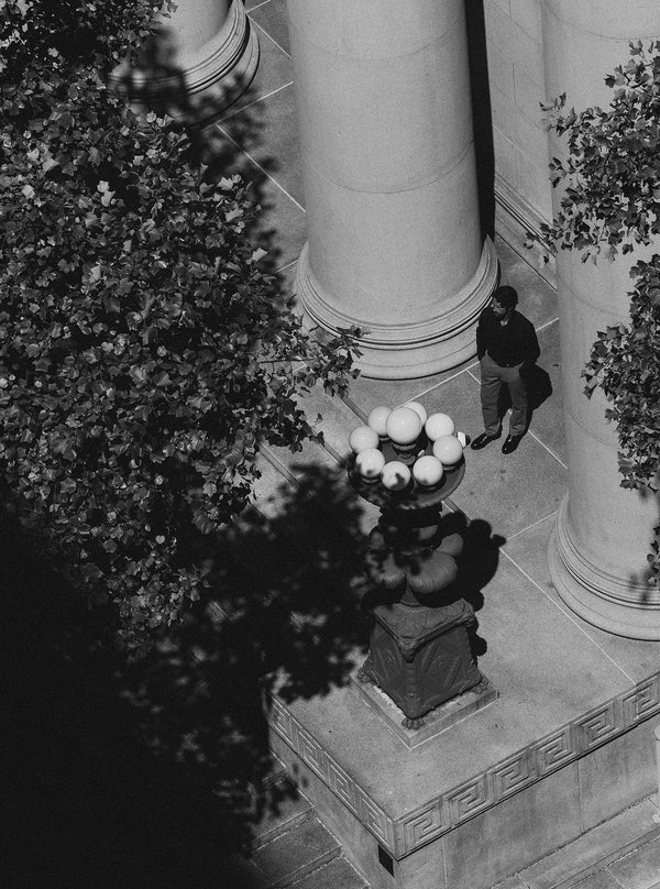 Aerial view of model in San Francisco