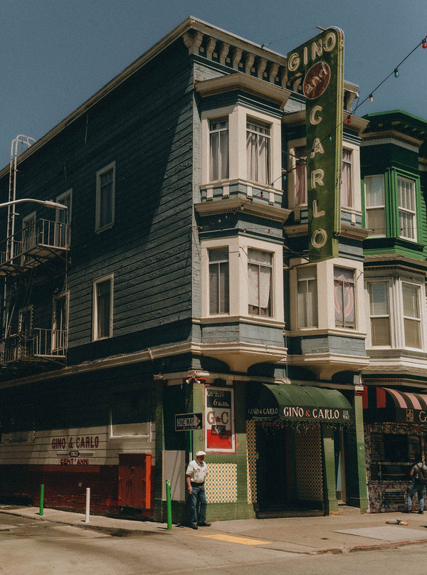 Scene from Little Italy in North Beach, San Francisco
