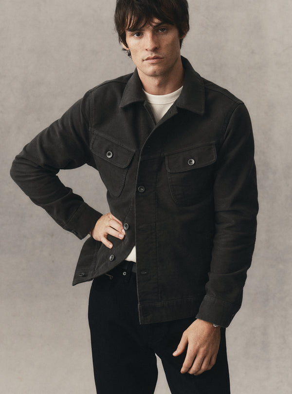 Model in the Long Haul Jacket