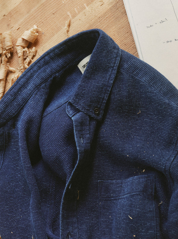 The Jack in Rinsed Indigo Waffle