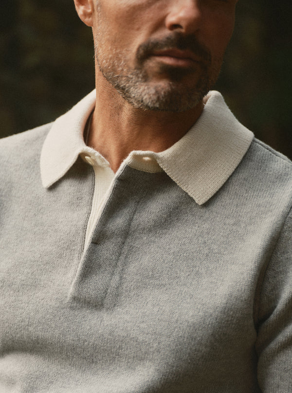Close up of the Rugby Sweater