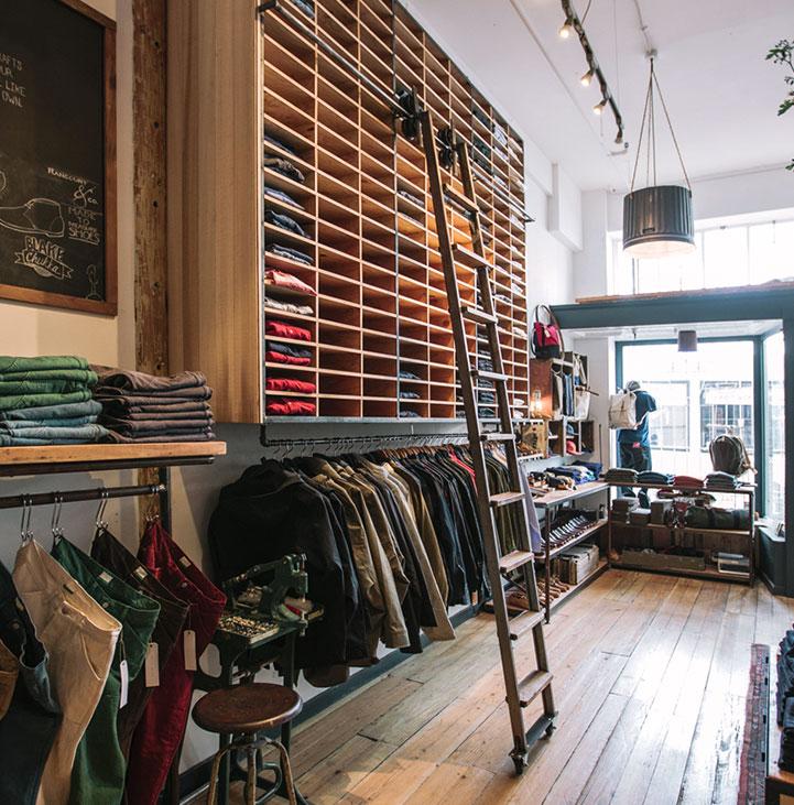 Taylor Stitch's flagship store on Valencia Street in San Francisco.