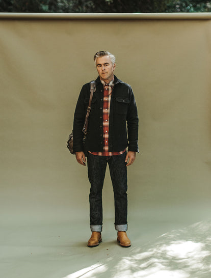 Summit Shirt, Red Plaid California, Jeans, Ranch Boot